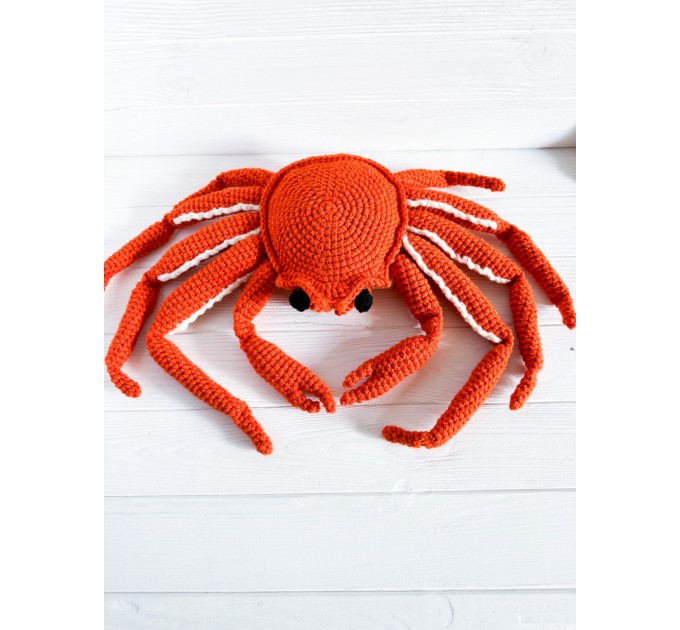 Large snow crab toy plush