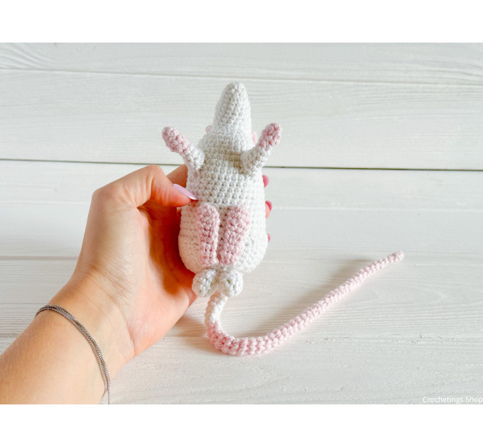 Plush rat with nuts