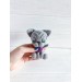 Plush sphynx cat grey