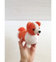 Stuffed corgi dog