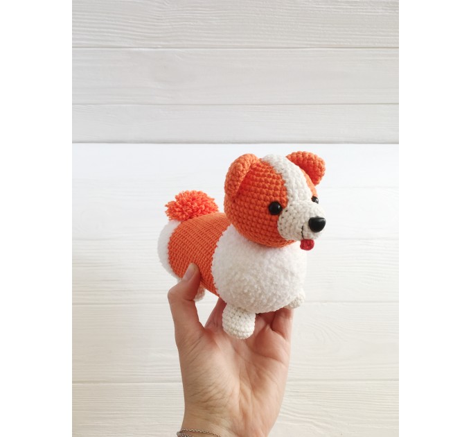 Stuffed corgi dog