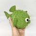 puffer fish green plush 