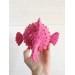 puffer fish pink toy