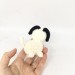 Pug dog keychain 