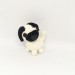 Pug dog keychain 