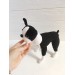 Stuffed boston terrier dog toy