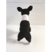 Stuffed boston terrier dog toy