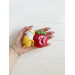 Handmade Crochet Banana Keychain