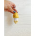 Handmade Crochet Banana Keychain