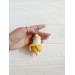 Handmade Crochet Strawberry Keychain