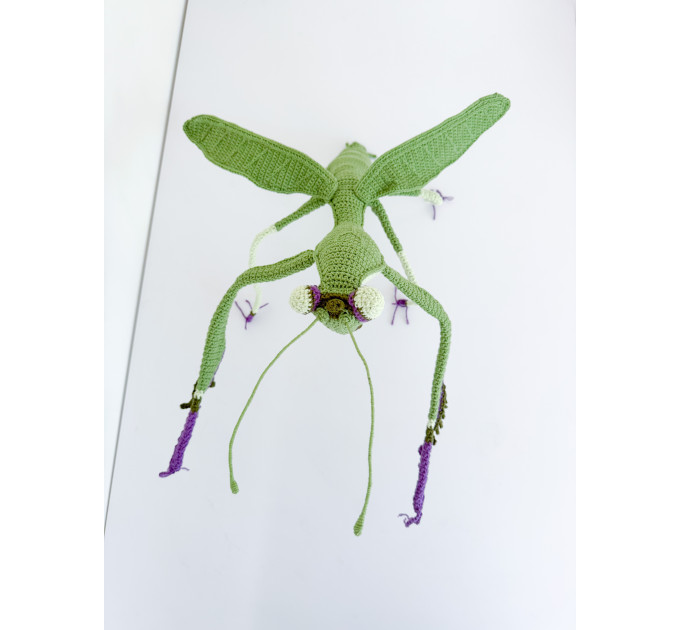 Handmade Giant Crochet Praying Mantis Plush