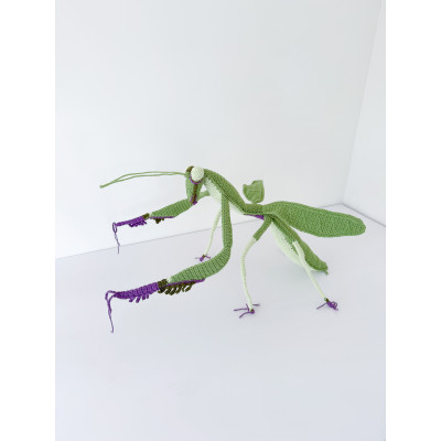 Giant Crochet Mantis Plush Giant Crochet Mantis Plush