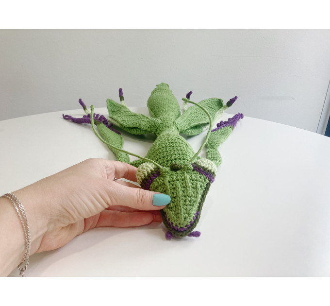 Handmade Giant Crochet Praying Mantis Plush