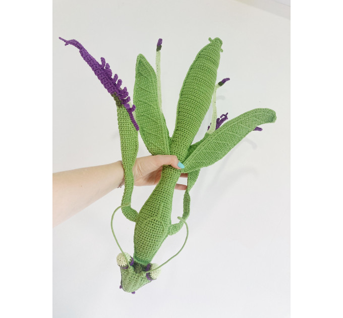 Handmade Giant Crochet Praying Mantis Plush