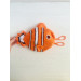Handmade Crochet Fish Bag