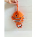 Handmade Crochet Fish Bag