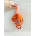 Handmade Crochet Fish Bag