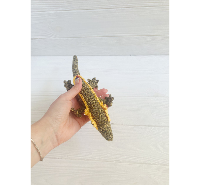 Handmade Crochet Lizard Plush
