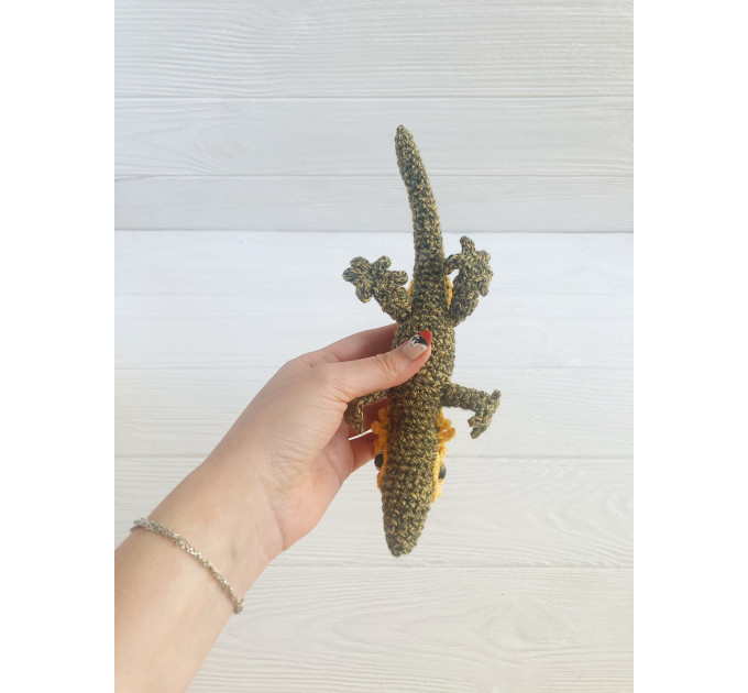 Handmade Crochet Lizard Plush