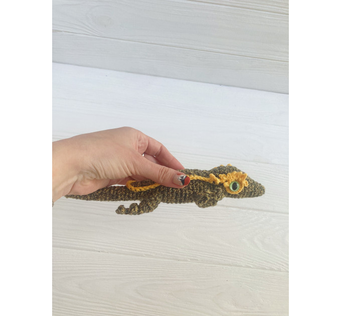Handmade Crochet Lizard Plush