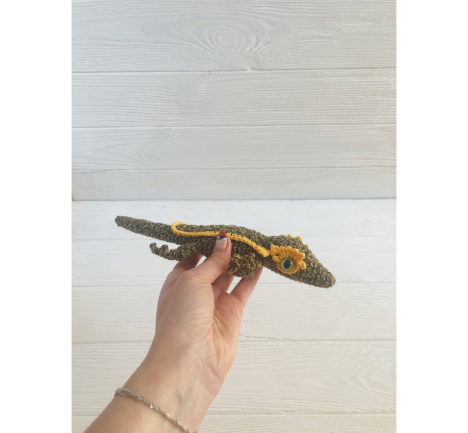 Handmade Crochet Lizard Plush