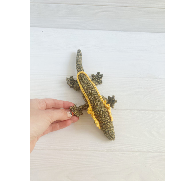 Handmade Crochet Lizard Plush