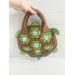 Handmade Crochet Turtle Bag