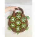 Handmade Crochet Turtle Bag