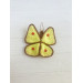 Small Crochet Yellow Butterfly