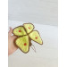 Small Crochet Yellow Butterfly