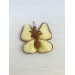 Small Crochet Yellow Butterfly