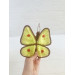 Small Crochet Yellow Butterfly