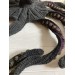 Large stuffed octopus black