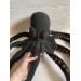 Large stuffed octopus black