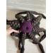 Amigurumi black and purple octopus