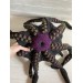 Large stuffed octopus black