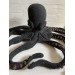 large plush octopus black