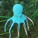 big stuffed blue octopus