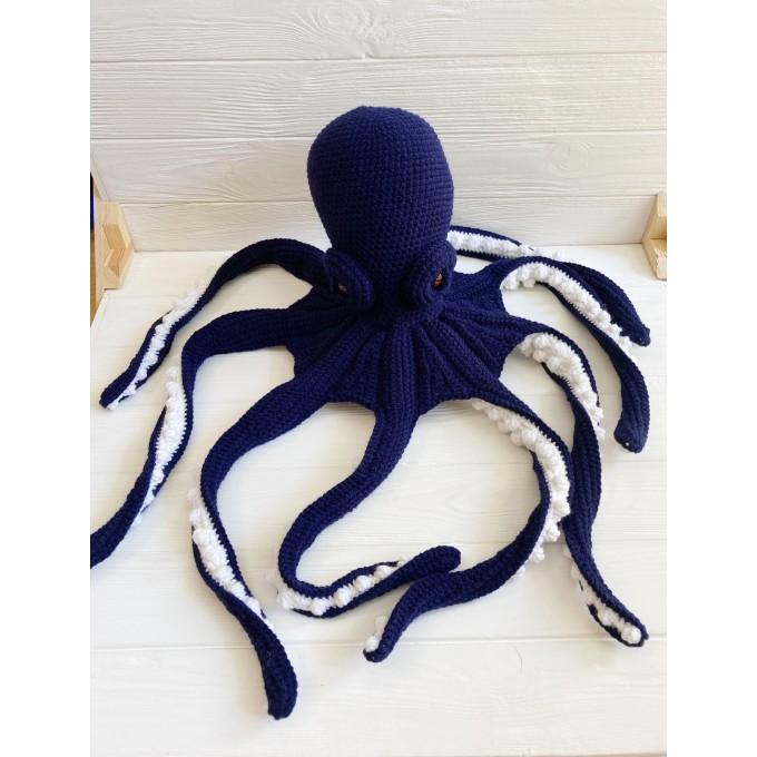 Blue stuffed octopus