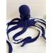 Amigurumi dark blue octopus