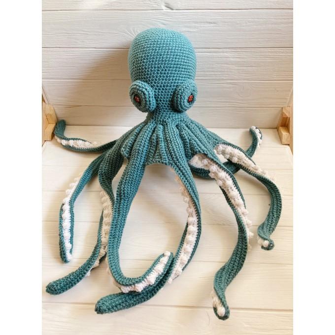 large octopus stuffed teal