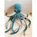 plush teal octopus big