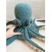 large octopus head teal