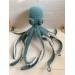 large plush octopus teal