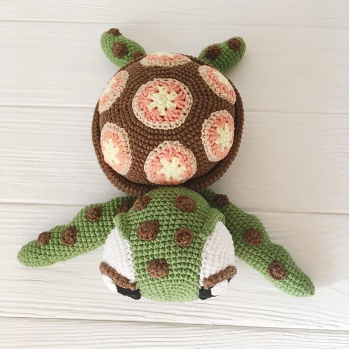 crochet granny turtle