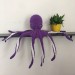 large stuffed octopus purple