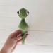 green seahorse plush