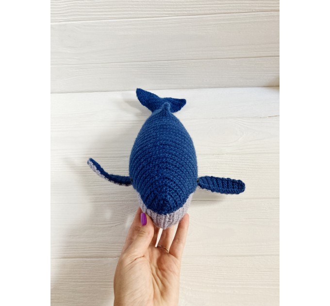 Blue whale toy
