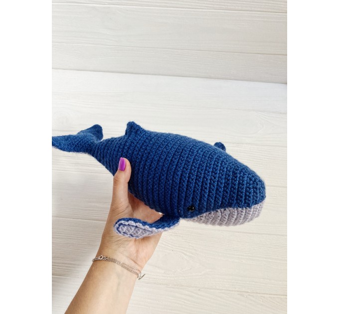 Blue whale toy