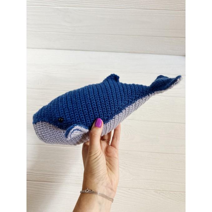 stuffed blue whale toy